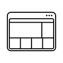 Free Web Layout  Icon