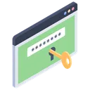 Free Web Login Sign In Password Icon