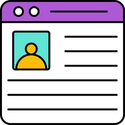 Free Web Profile  Icon