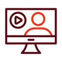 Free Webinar Education Learning Icon