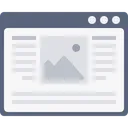 Free Webpage Blog Window Icon