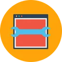 Free Webpage Website Settings Icon