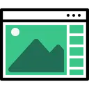 Free Webpage Window Layout Icon