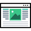 Free Webpage Blog Window Icon