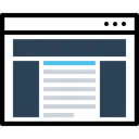 Free Webpage Window Layout Icon