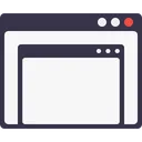 Free Webpage Window App Icon