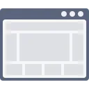Free Webpage Window Grid Icon