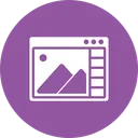 Free Webseite Fenster Layout Icon