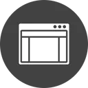 Free Webseite Fenster Layout Symbol