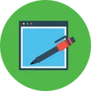 Free Website Webpage Edit Icon