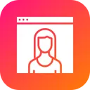 Free Website Webpage Visitor Icon