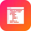 Free Website Webpage Coding Icon