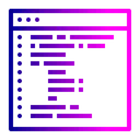 Free Website Webpage Coding Icon