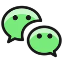 Free Logotipo De Wechat Agilizar Al Maximo Icon