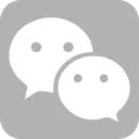 Free Wechat Grey Logo Icon