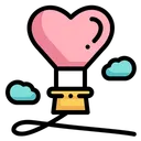 Free Balloon Love And Romance Valentines Day Icon