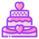 Free Wedding Cake Dessert Marriage Icon