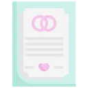 Free Wedding Contract Document Icon