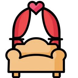 Free Wedding Couch  Icon
