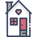 Free House Heart Honeymoon Icon