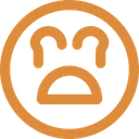 Free Weeping Angry Emoticons Icon