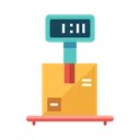 Free Weigh Package Package Weight Courier Icon