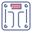 Free Fitness Measure Scale Icon