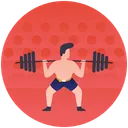 Free Weightlifting Olympics Game Bodybuilding Icon
