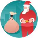 Free Weihnachtsmann Weihnachtsgeschenk Weihnachtsmann Icon