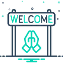 Free Welcome Acceptance Reception Icon
