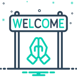 Free Welcome  Icon