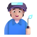 Free Worker Color Light Icon