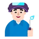 Free Factory Worker Flat Icon