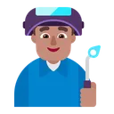 Free Factory Worker Flat Icon
