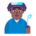 Free Factory Worker Flat Icon