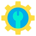 Free Getriebe Schraubenschlussel Werkzeuge Symbol