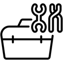 Free Werkzeugkasten Werkzeuge Reparaturkasten Symbol