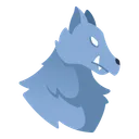 Free Werwolf Tier Charakter Symbol