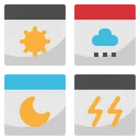 Free App Anwendung Wetter Symbol