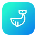 Free Whale  Icon