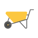 Free Wheelbarrow Construction Tool Icon