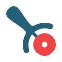 Free Wheel Knife Wheel Blade Pizza Cutter Icon