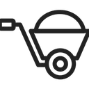 Free Wheelbarrow Cart Construction Icon