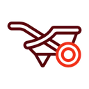Free Wheelbarrow Construction Cart Icon