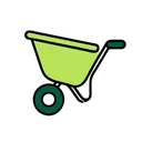 Free Wheelbarrow Construction Tool Icon