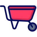 Free Wheelbarrow Garden Cart Tools Icon