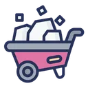 Free Wheelbarrow Spring Plant Icon