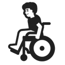 Free 手動車椅子 アイコン
