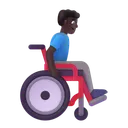 Free In Manual Wheelchair Icon