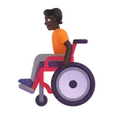 Free In Manual Wheelchair Icon